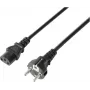 Sygonix SY-5243890 kylmälaitekaapeli, musta, 5 m