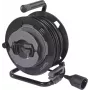 Sygonix SY-6618486 kaapelikela 4 Schuko-pistorasialla, 25 m kaapeli, musta
