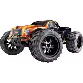 Reely Cimera Black harjaton 1:10 RC-monsteriauto 4WD RTR 2,4 GHz akulla ja laturilla (RE-6914403)
