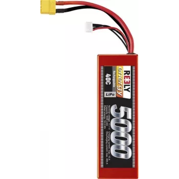 Reely LiPo-akku 11,1V 5000mAh 3S 40C hardcase XT90 (RE-7857399)