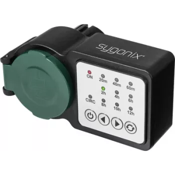 Sygonix SY-6786456 analoginen ajastin päiväohjelmalla, 3680 W, IP44, jatkuva käyttö