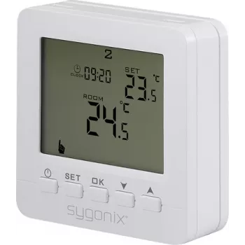 Sygonix SY-6805680 SY02B05RF langaton huonetermostaatti pinta-asennus viikko-ohjelma