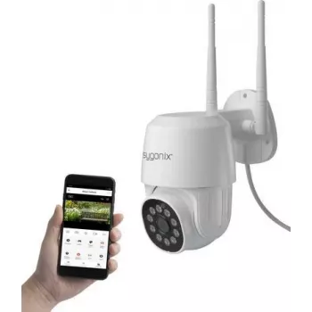 Sygonix PTZ WLAN SY-4760960 Full HD kääntyvä-/kallistuva IP-kamera yönäöllä ja kaksisuuntaisella äänellä