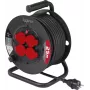 Sygonix SY-10236129 kaapelikela musta Schuko-pistoke 25m 4 pistorasiaa