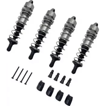 Reely RE-7414221 iskunvaimenninsarja (2 kpl, alumiini, öljytäytteinen, 90 mm, sininen)