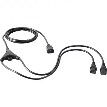 SYGONIX SY-5042698 virtajohto C13 - Schuko 2,35 m musta