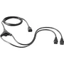 SYGONIX SY-5042698 virtajohto C13 - Schuko 2,35 m musta