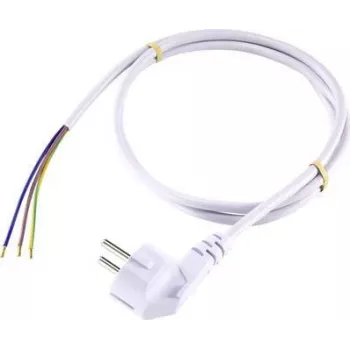 Sygonix SY-5043486 virtaliitäntäkaapeli CEE 7/7 - IEC C13 valkoinen 1,5 m
