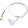 Sygonix SY-5043486 virtaliitäntäkaapeli CEE 7/7 - IEC C13 valkoinen 1,5 m