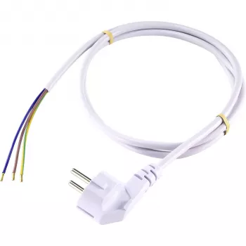 Sygonix SY-5043486 virtaliitäntäkaapeli CEE 7/7 - IEC C13 valkoinen 1,5 m