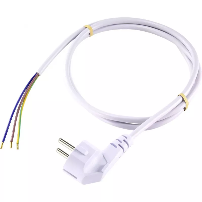 Sygonix SY-5043486 virtaliitäntäkaapeli CEE 7/7 - IEC C13 valkoinen 1,5 m