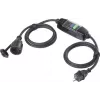 Sygonix SY-6052178 PRCD kannettava vikavirtasuojakytkin-jatkojohto 230 V/AC 3 m musta IP44