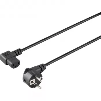 Sygonix SY-5042718 kylmälaiteliitäntäkaapeli CEE 7/7 - IEC C13, 1,5 m, musta