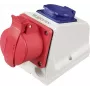 Sygonix SY-6271370 CEE-seinäpistorasia 16 A 5-napainen 415 V/AC IP44 punainen