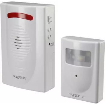 Sygonix SY-5045276 PIR-liiketunnistin 120 dB hälytyksellä ja LEDillä
