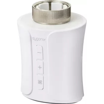 Sygonix SY-6752918 Zigbee 3.0 älykäs patteritermostaatti, elektroninen, 5–35 °C, valkoinen