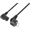 Sygonix SY-5243884 Schuko - IEC C13 virtakaapeli 5 m musta