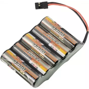 Reely NiMH RC akku-paketti 6V 2300mAh 5x AA side-by-side JR-liitin RE-7839756