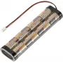 Reely NiMH lähetinakku 9,6V 2400mAh 8-kennoinen Sub-C stick Futaba RE-7851444