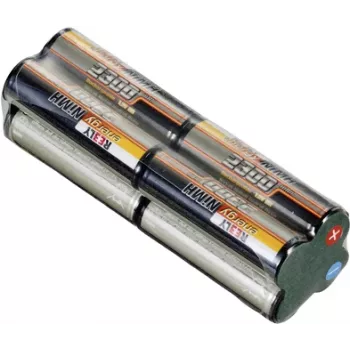 Reely NiMH akku-paketti 9,6V 2300mAh 8x AA lohko juotostäpällä (RE-7853238)