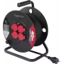 Sygonix SY-10236132 kaapelikela 25 m H05VV-F 3G1.5 4 Schuko-pistorasiaa musta