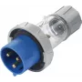 Sygonix SY-5873150 CEE matkailuvaunupistoke 32 A 3-napainen 230 V/AC IP67 läpinäkyvä
