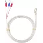 Sygonix M6 PT100 lämpötila-anturi 3-johdin SY-6085068 -50 - +200 °C 2 m kaapeli