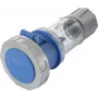 Sygonix SY-5873154 CEE-CARA-liitin 32A 3-napainen 230V/AC IP67 ruuviton sininen