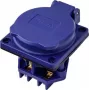 Sygonix SY-6746376 Schuko-pistorasia IP44 sininen