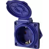Sygonix SY-6746376 Schuko-pistorasia IP44 sininen