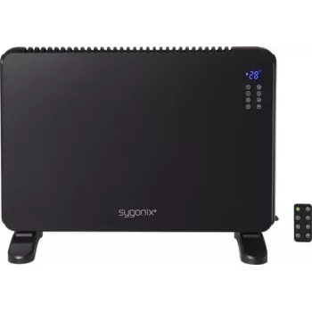 Sygonix SY-6735640 konvektorilämmitin 2000 W, tiloihin enintään 20 m², musta