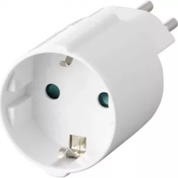 Sygonix SY-6949550 matka-adapteri Schuko–sveitsiläinen (tyyppi J – tyyppi F, 10 A, 250 V, musta)
