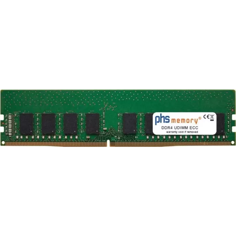 PHS-memory 32GB DDR4 ECC UDIMM 2666MHz PC4-2666V-E palvelinmuisti Asus RS300-E10-PS4 SP501898
