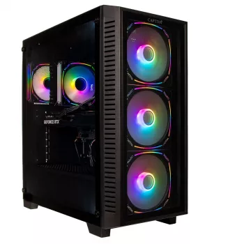 Captiva Highend Gaming R10-3600 pelitietokone (Ryzen 7 7800X3D, RTX 5070 12GB, 32GB DDR5, 1TB SSD, Windows 11 Home)