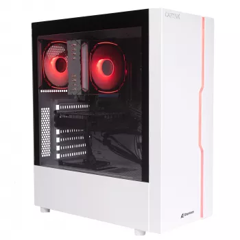 Captiva R10-3803 Business-pöytätietokone - AMD Ryzen 5 3400G, 16GB RAM, 1TB SSD, Wi-Fi, ilman käyttöjärjestelmää