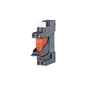 METZ CONNECT 11051025 tehonrelemoduuli 24 V DC, 1 CO, 16 A, DIN-kisko, musta/oranssi