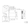 METZ CONNECT 11051025 tehonrelemoduuli 24 V DC, 1 CO, 16 A, DIN-kisko, musta/oranssi