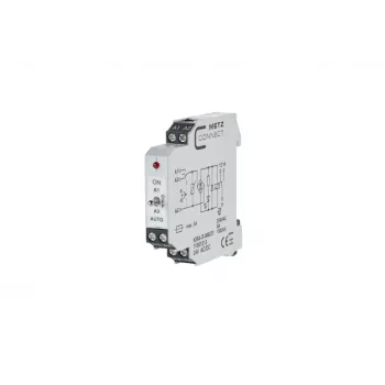 METZ CONNECT KRA-S-M6/21 kytkentärelemoduuli 24V AC/DC 1 vaihtokosketin 8A valkoinen 11061213