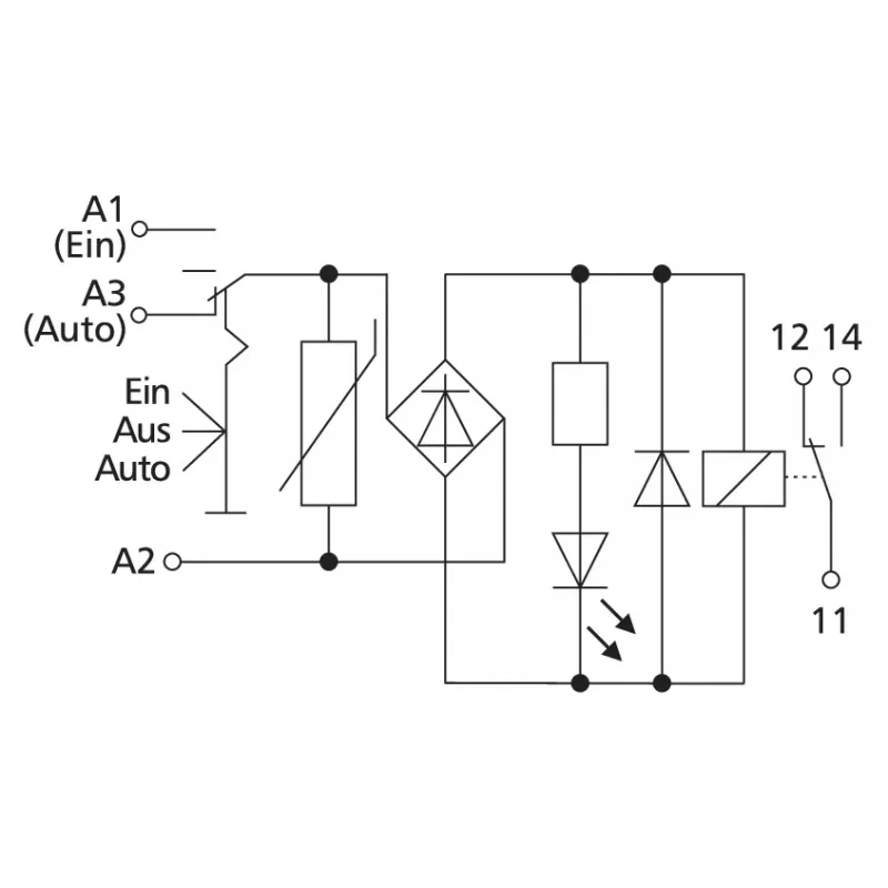 METZ CONNECT KRA-S-M6/21 kytkentärelemoduuli 24V AC/DC 1 vaihtokosketin 8A valkoinen 11061213