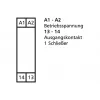 METZ CONNECT KRA-M4/1 relemoduuli, 230 V AC käämi, 1 CO kosketin, valkoinen 11061305