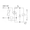 METZ CONNECT KRA-M4/1 relemoduuli, 230 V AC käämi, 1 CO kosketin, valkoinen 11061305