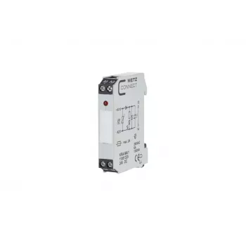 METZ CONNECT KRA-M4/1 liitäntärelemoduuli, 4 vaihtokosketinta, 24 V AC käämi, 250 V AC, valkoinen 11061325