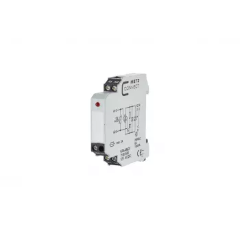 METZ CONNECT KRA-M6/21 valkoinen DIN-kiskokiinnike 2-napainen 250V 8A 11061550