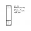 METZ CONNECT KRA-M6/21 valkoinen DIN-kiskokiinnike 2-napainen 250V 8A 11061550