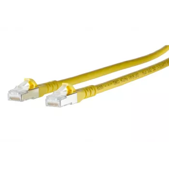 METZ BTR NETCOM Cat6a S/FTP patch-kaapeli, 15 m, keltainen 130845A577-E