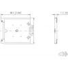 METZ BTR 130861-MSK-E kuitujatkosten laajennussarja modulaariseen AP-koteloon
