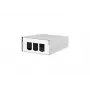 METZ BTR E-DAT moduuli pinta-asennusrasia, 3-osainen, ilman moduuleja, puhtaanvalkoinen RAL9010 130861-0302-E