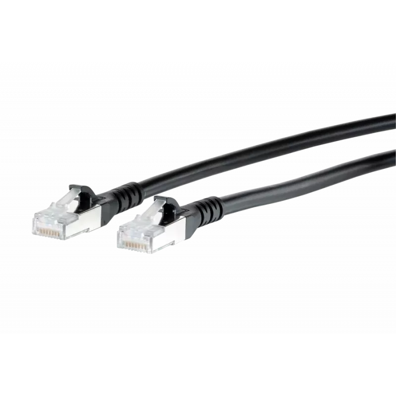 METZ BTR NETCOM 1308451500-E 1,5m Cat6a S/FTP (S-STP) musta verkkokaapeli