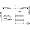 METZ BTR NETCOM 1308451500-E 1,5m Cat6a S/FTP (S-STP) musta verkkokaapeli