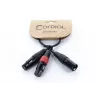 Cordial EY 0,3 MFF XLR Y-adapterikaapeli - 1x XLR uros 2x XLR naaras, 0,3 m, musta 14881